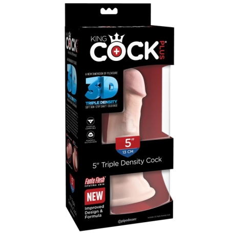 Фаллос King Cock Plus 5" Triple Density