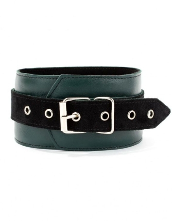 Изумрудный ошейник БДСМ Emerald