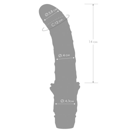 Фаллос-вибратор 6" Premium Prostate Massager