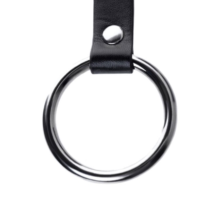 Кольцо с зажимами на соски ToyFa Metal