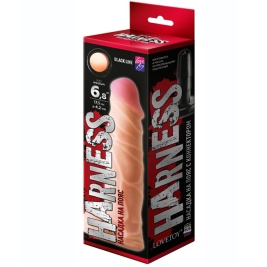 Фаллос-насадка Harness Black Line