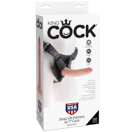 Страпон Pipedream - King Cock Harness 7"