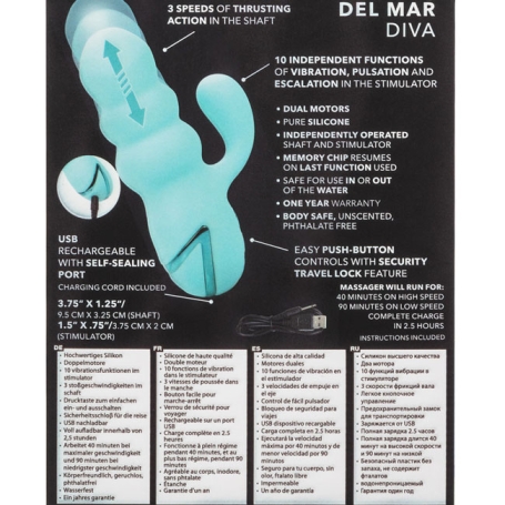 Вибратор Del Mar Diva